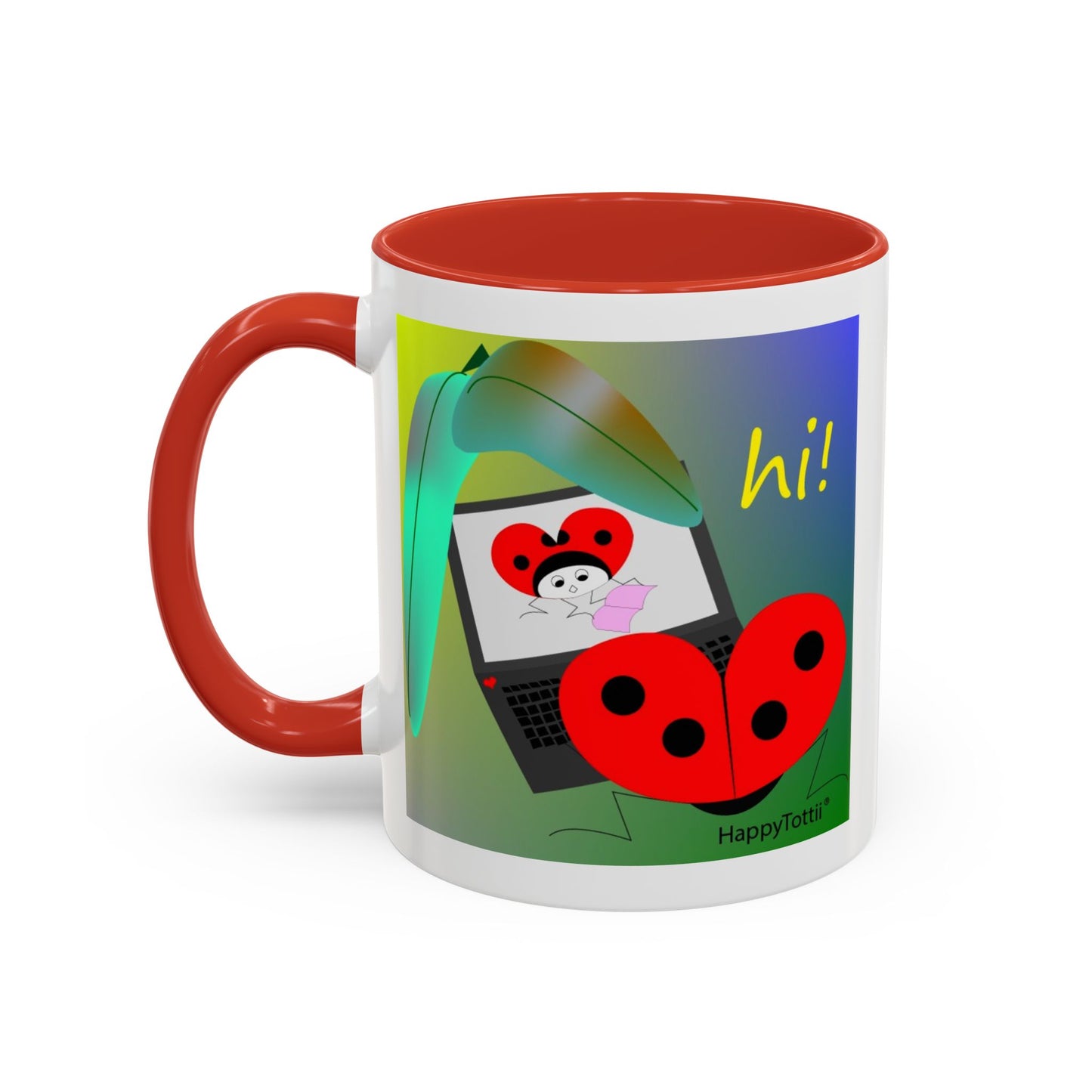 HappyTottii® Hi Computer Coffee Mug