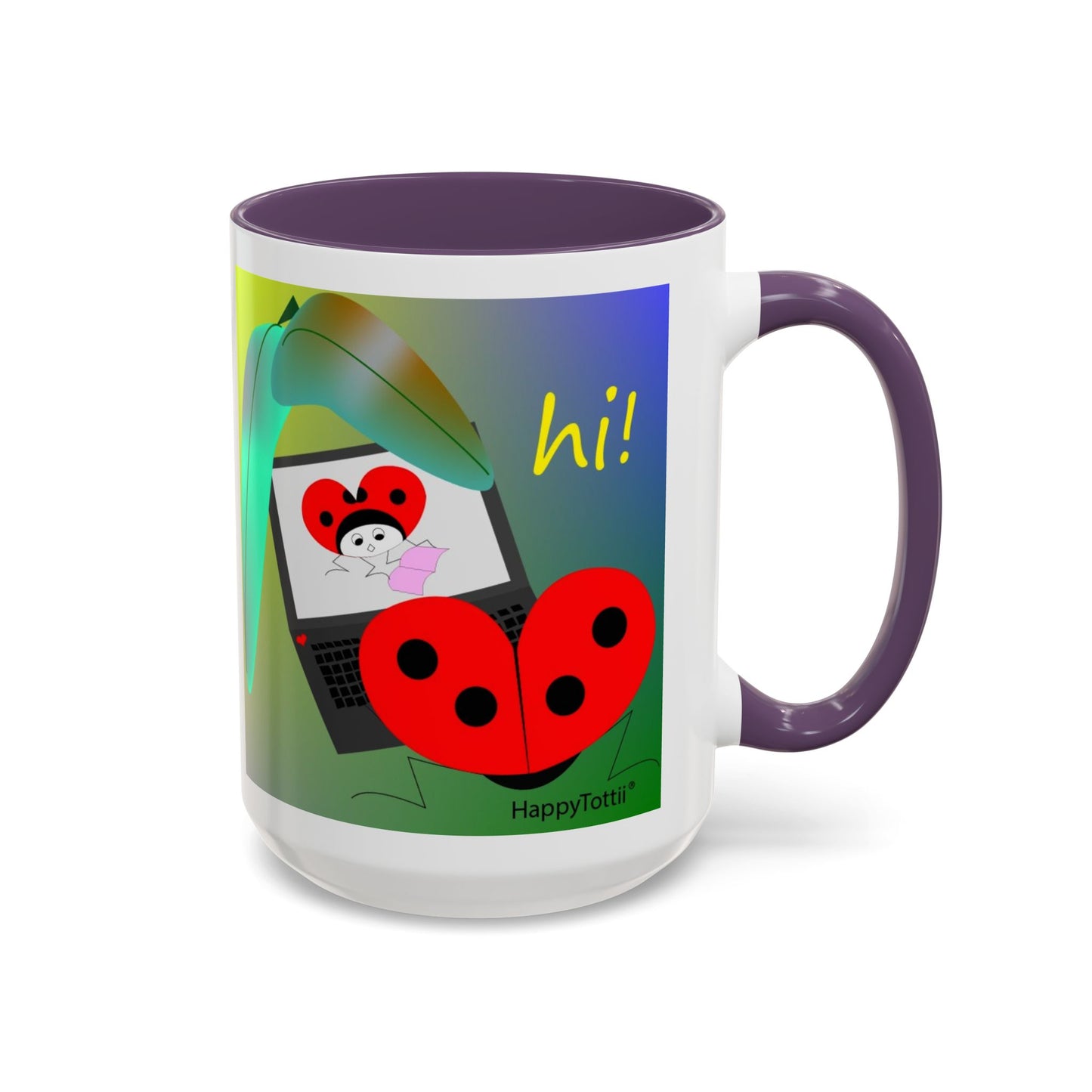 HappyTottii® Hi Computer Coffee Mug