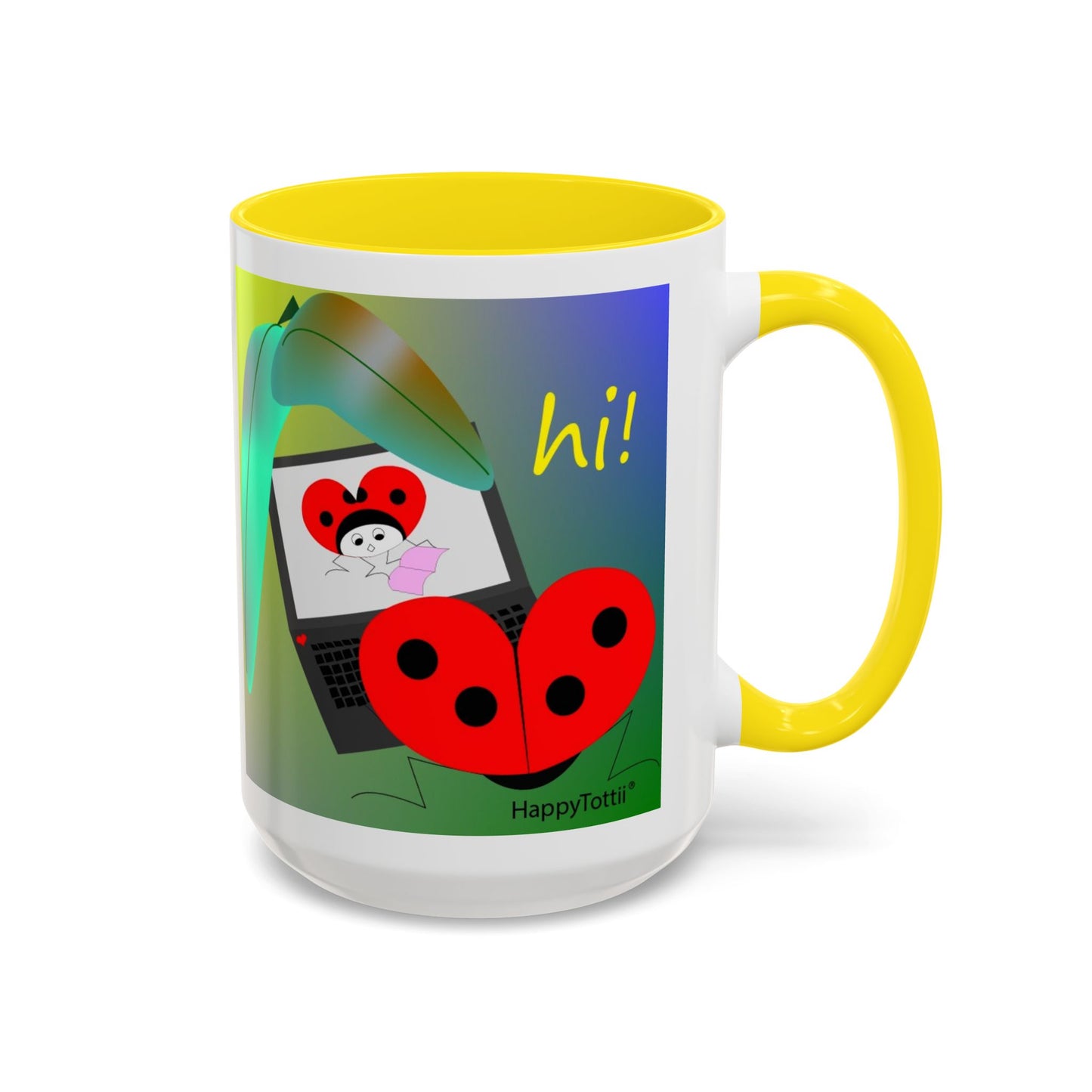 HappyTottii® Hi Computer Coffee Mug