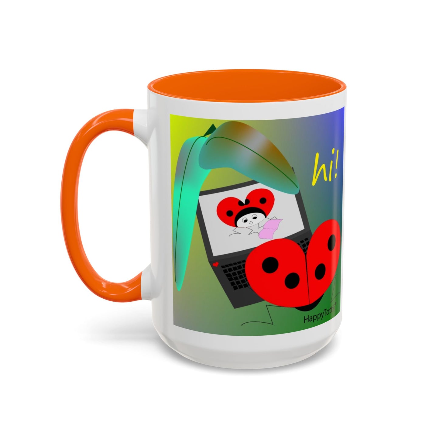 HappyTottii® Hi Computer Coffee Mug