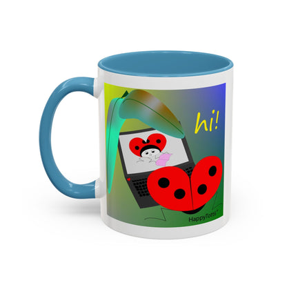 HappyTottii® Hi Computer Coffee Mug