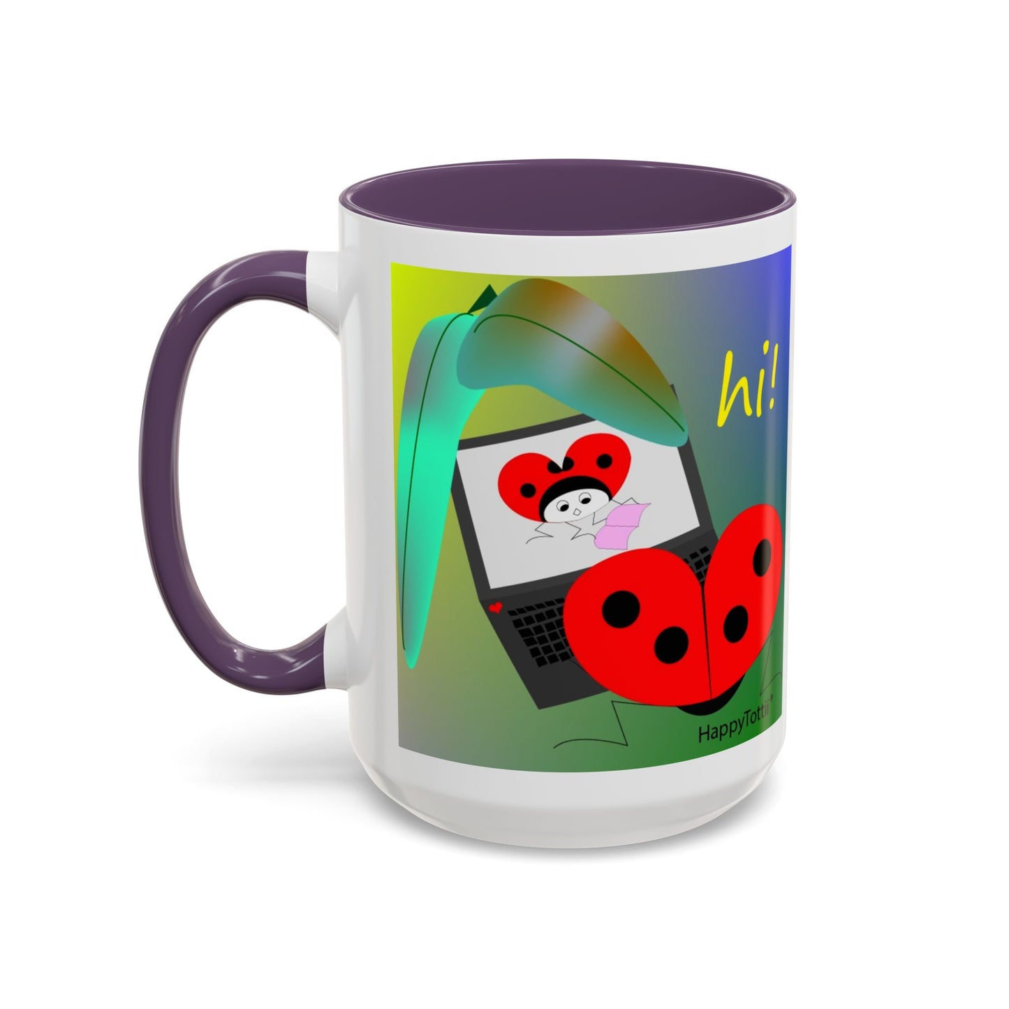 HappyTottii® Hi Computer Coffee Mug