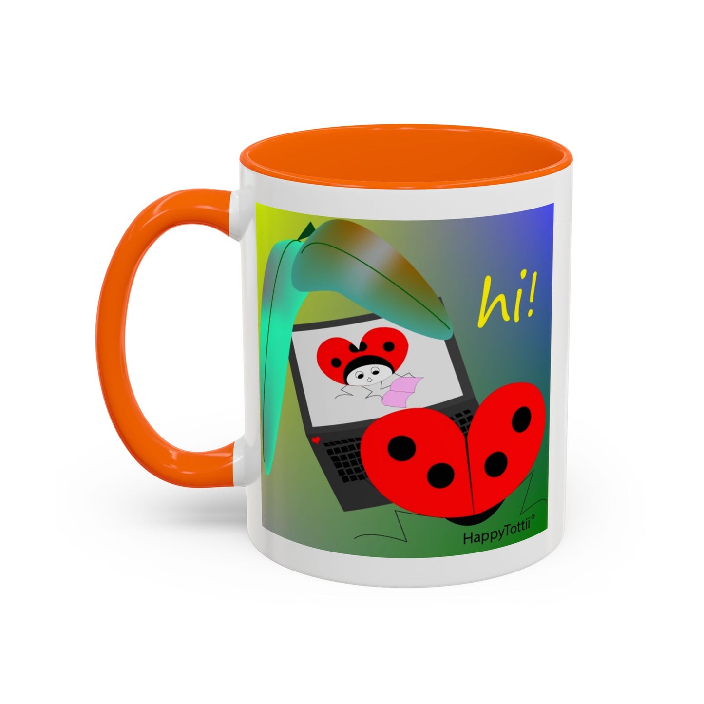 HappyTottii® Hi Computer Coffee Mug