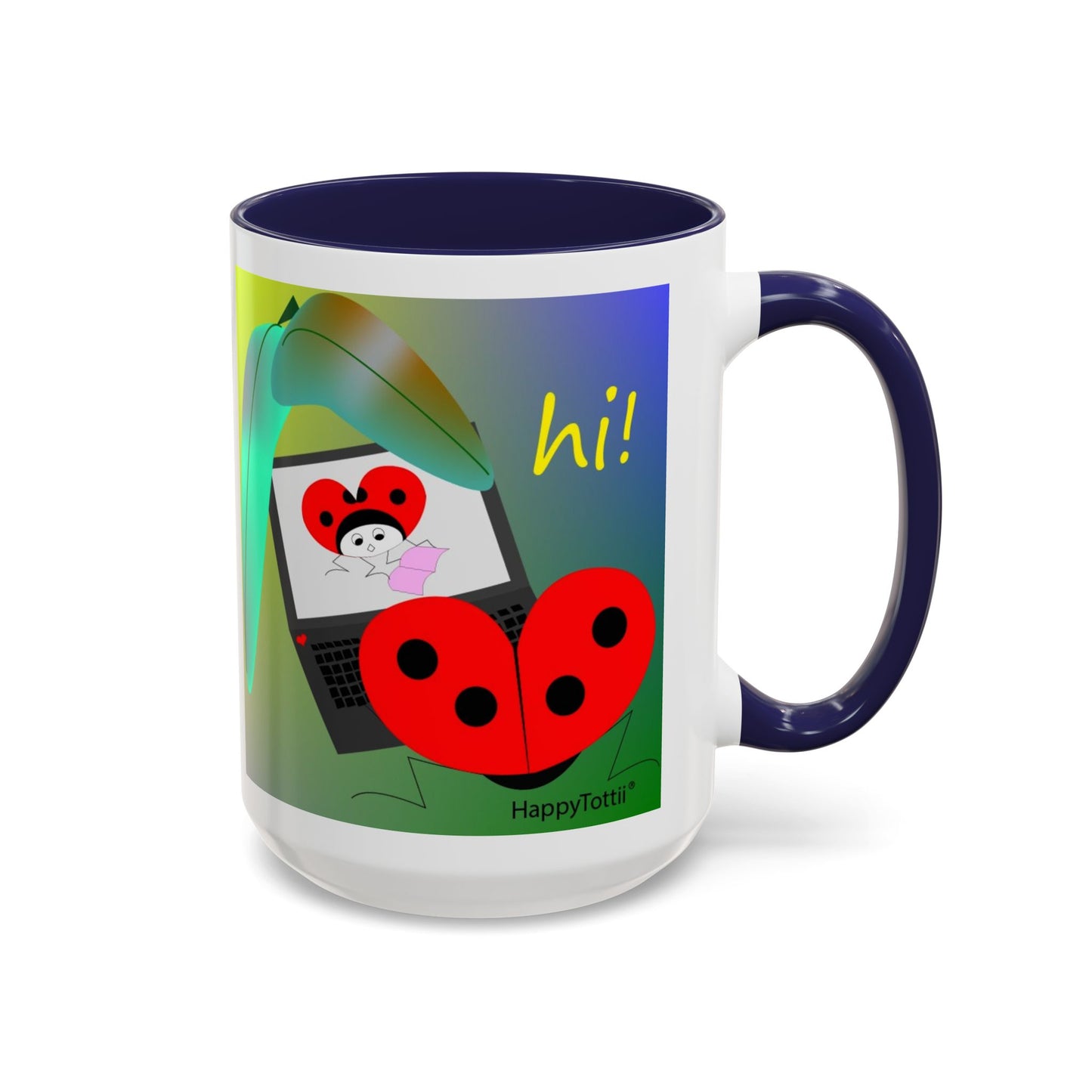 HappyTottii® Hi Computer Coffee Mug