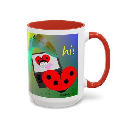 HappyTottii® Hi Computer Coffee Mug