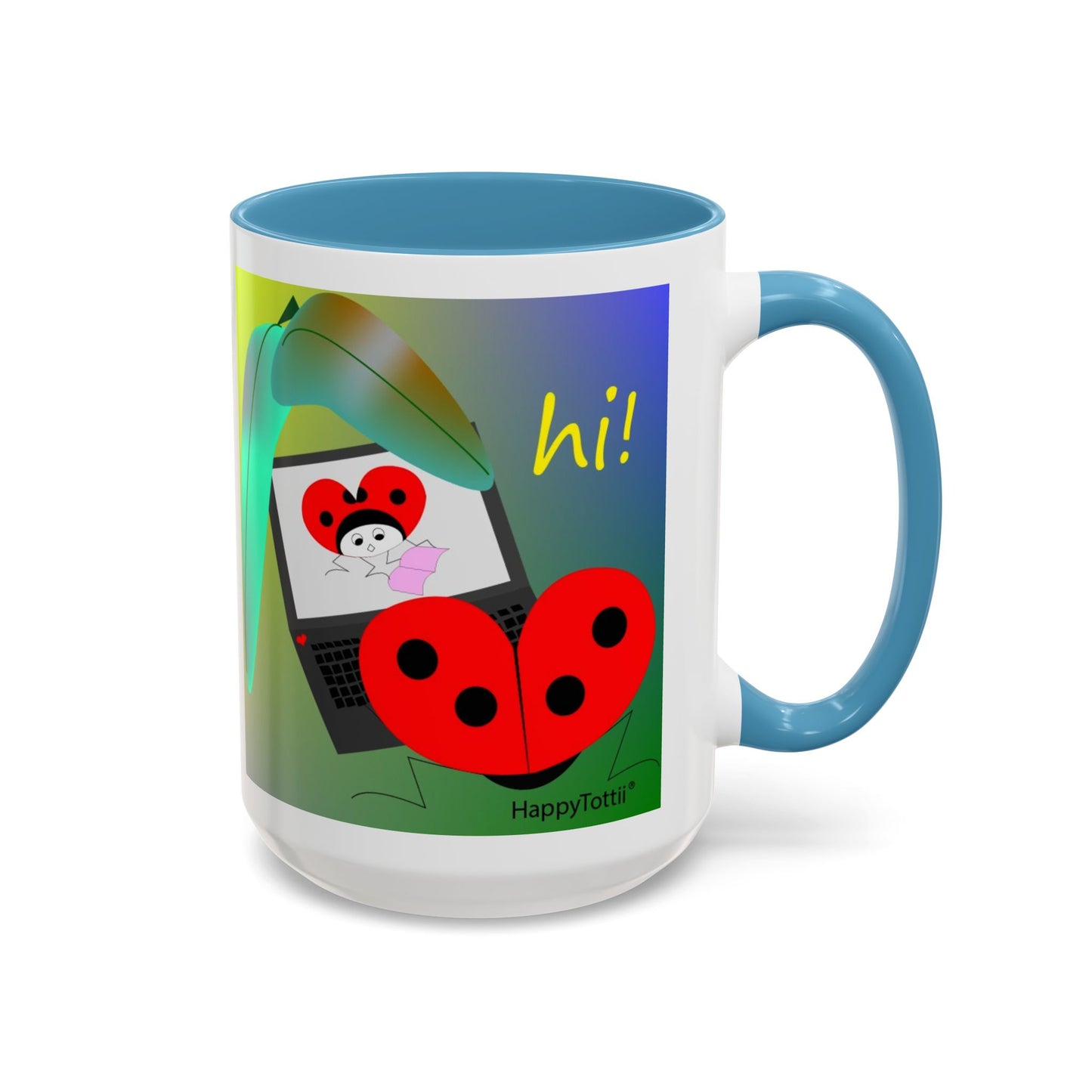 HappyTottii® Hi Computer Coffee Mug