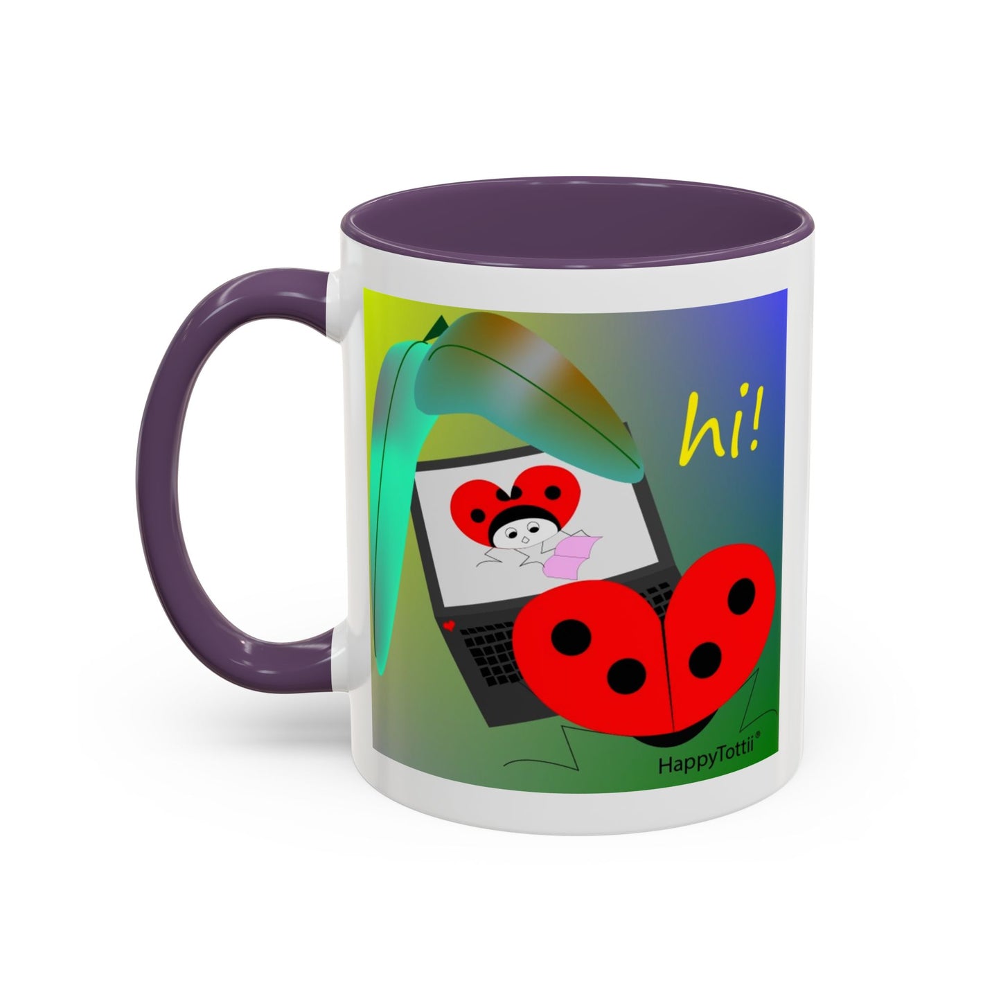 HappyTottii® Hi Computer Coffee Mug