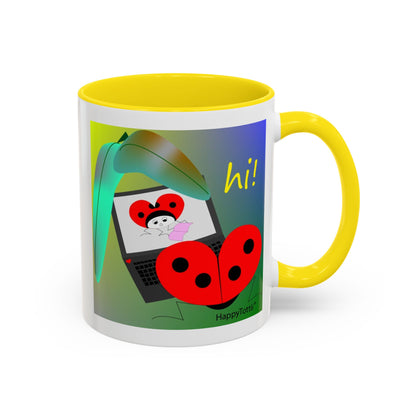HappyTottii® Hi Computer Coffee Mug
