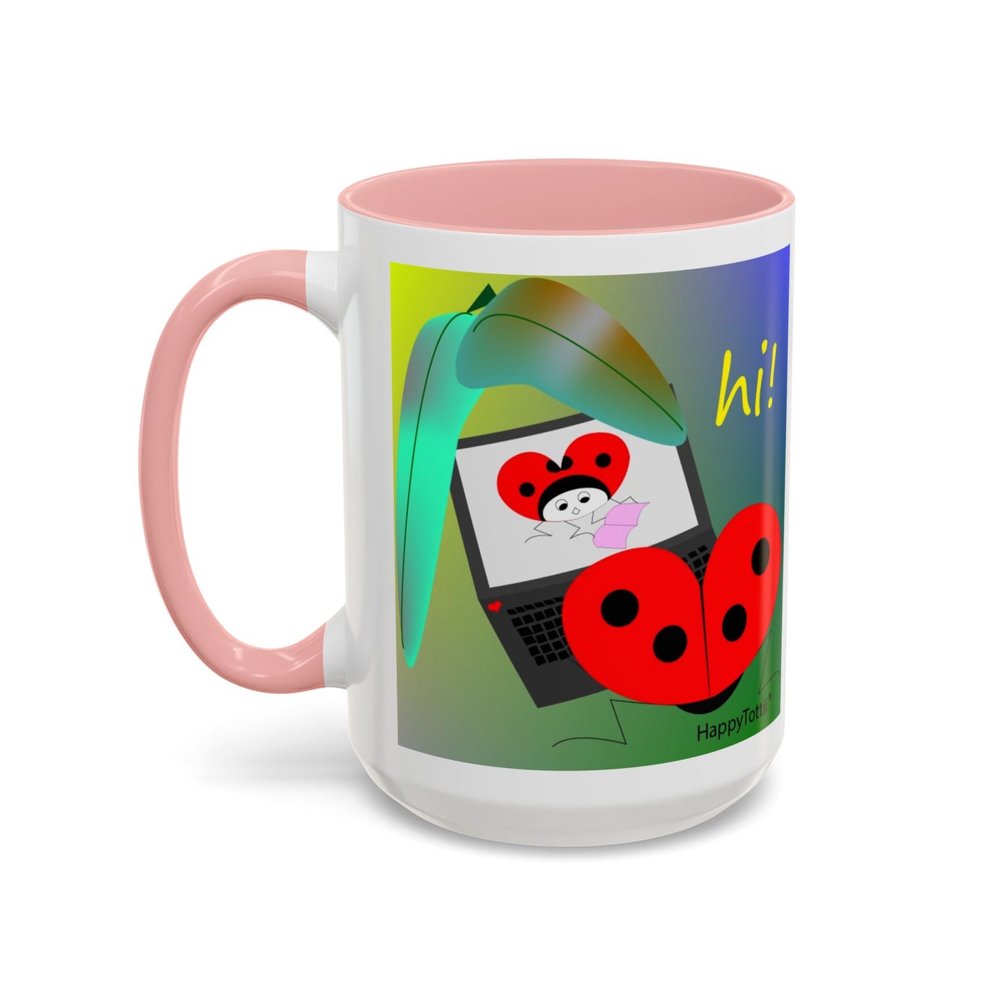 HappyTottii® Hi Computer Coffee Mug
