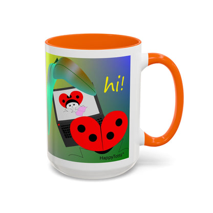 HappyTottii® Hi Computer Coffee Mug