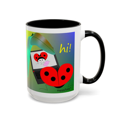 HappyTottii® Hi Computer Coffee Mug