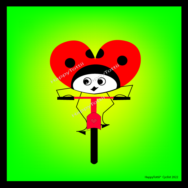 [FILEMONK TEST] #ArtPrintUnique- Cyclist  + certificate