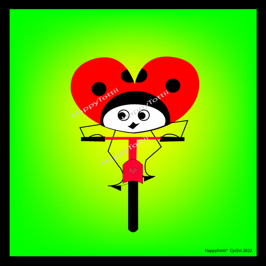 [FILEMONK TEST] #ArtPrintUnique- Cyclist  + certificate